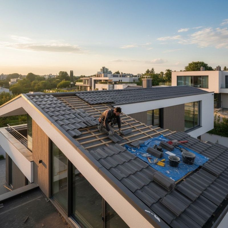 Tile Roof Replacement detail